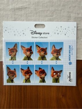 Zootopia Disney Nick Wilde sticker character card from Japan